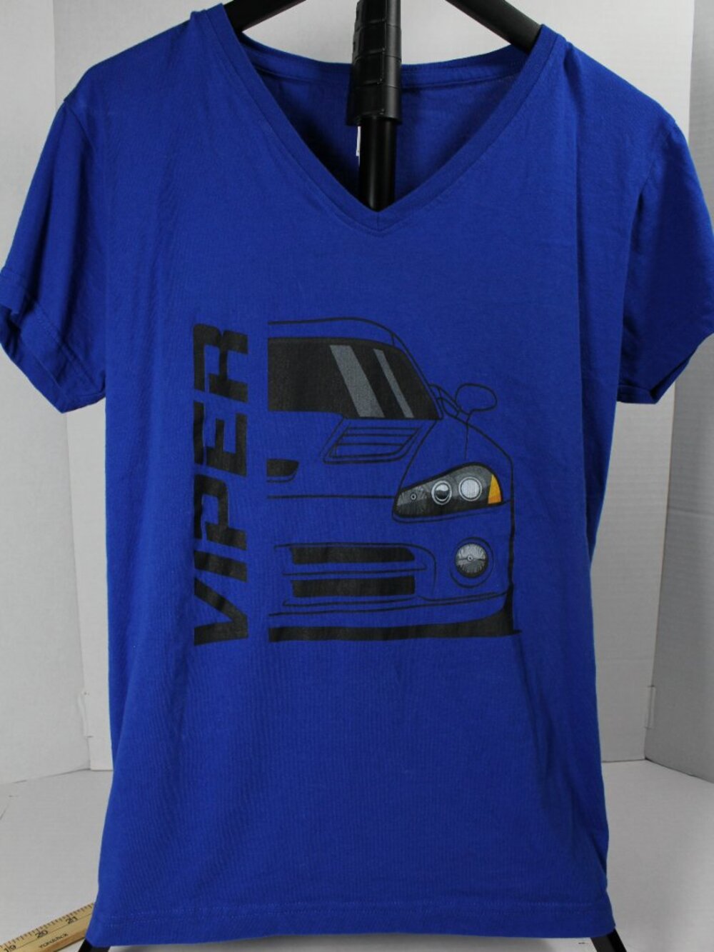 VIPER automobile sports car V Neck Ladies Size L